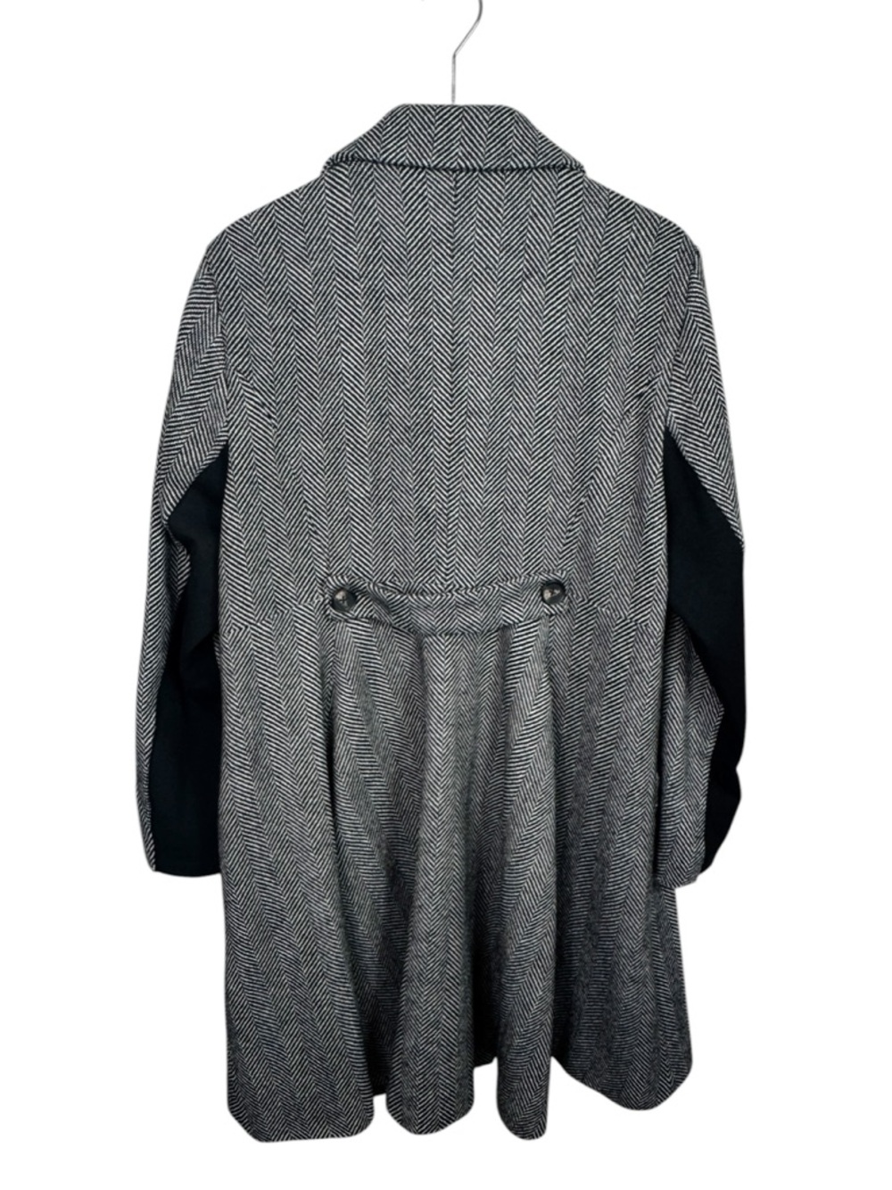 TORRID Fit & Flare Herringbone Coat Jacket Peacoat Plus Size 2X - Picture 7 of 15